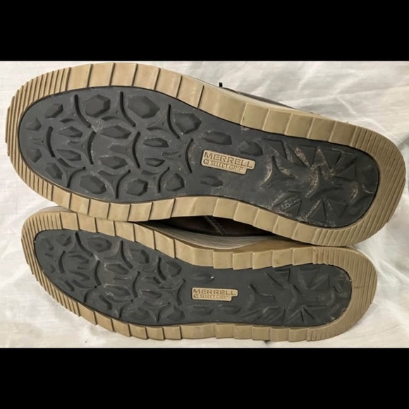 Men’s size 8 (eur 41.5) Merrell boulder epiction Chukka winter low boots - Picture 3 of 9